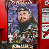 Jelly Roll Canvas Art by Chris Tutty - Save Me Country Hip Hop Portrait